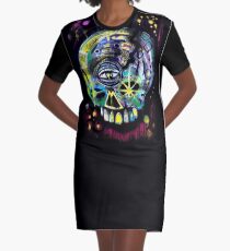 aerosol skull Graphic T-Shirt Dress