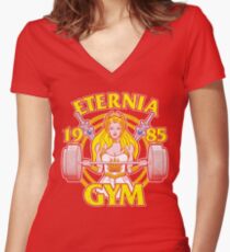 She-Ra Gym Fitted V-Neck T-Shirt