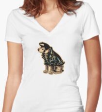 Pitbull MR Women's Fitted V-Neck T-Shirt