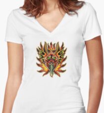 Spitshading 060 Women's Fitted V-Neck T-Shirt