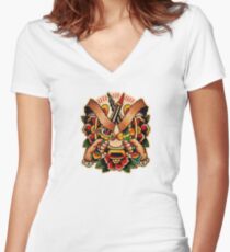Spitshading 064 Women's Fitted V-Neck T-Shirt