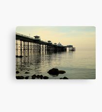 Llandudno Pier Canvas Print
