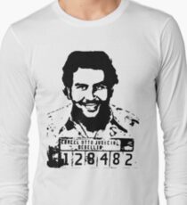 Pablo Escobar Mugshot Long Sleeve T-Shirt