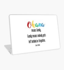 Vinilo para portátil Ohana-Lilo y Stitch