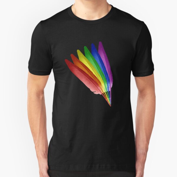 Feathered Pride Slim Fit T-Shirt