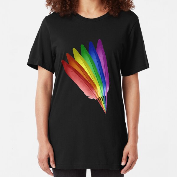 Feathered Pride Slim Fit T-Shirt
