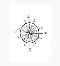 Captain's Compass Photographic Print