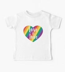 Love is love - Rainbow flag pride Baby Tee