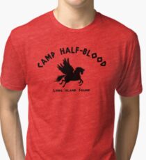 Camp Half Blood: Full camp logo Tri-blend T-Shirt