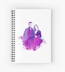 Watercolor Linstead/Bushfer "Chicago PD" Spiral Notebook