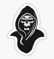 Death hooded sunglasses Sticker