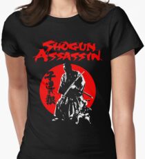 LONEWOLF AND CUB AKA SHOGUN ASSASSIN SHINTARO KATSU JAPANESE CLASSIC SAMURAI MOVIE Women's Fitted T-Shirt