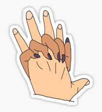 holding hands sticker Sticker
