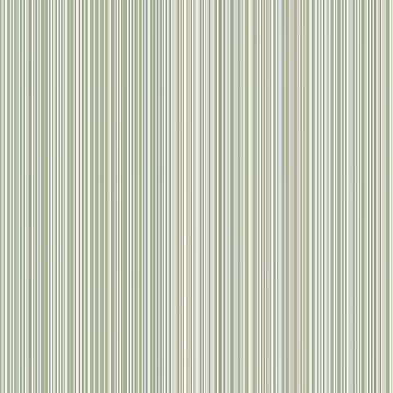Fine Striped Pattern Vertical in Sage Green, Gray, Beige, and Cream Bath Mat  by Kierkegaard Design Studio