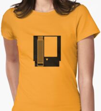 Minimal NES Cartridge Women's Fitted T-Shirt