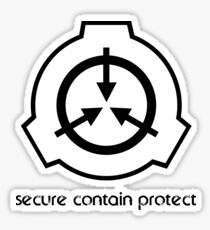 Secure Contain Protect Sticker
