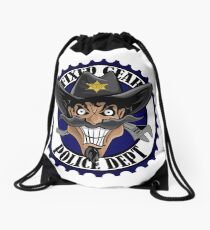 Fixed Gear Police Drawstring Bag