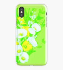 A green spray iPhone Case
