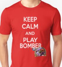 Keep Calm And Play Bomber Slim Fit T-Shirt