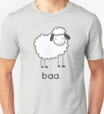 Baa says the sheep. Unisex T-Shirt