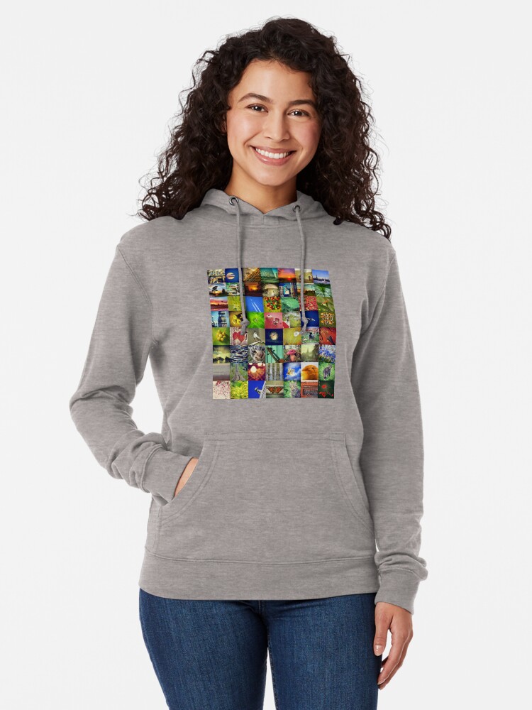 Alternate view of BlackHalt`s Instagram Photos Lightweight Hoodie