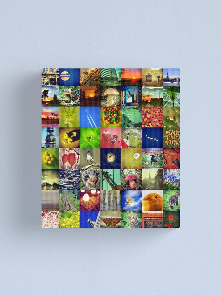 Alternate view of BlackHalt`s Instagram Photos Canvas Print