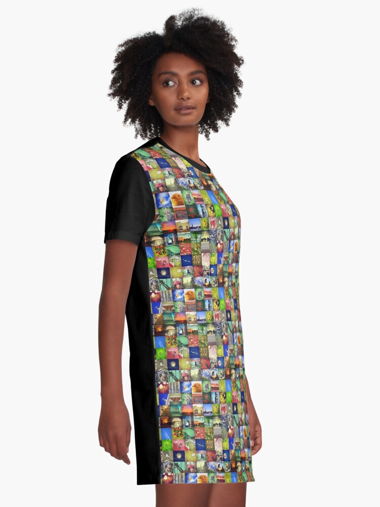 Alternate view of BlackHalt`s Instagram Photos Graphic T-Shirt Dress