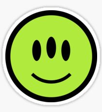 Alien Smiley Sticker