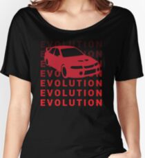 Mitsubishi Evo JDM Car Shirt Women's Relaxed Fit T-Shirt