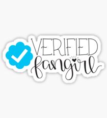 Verified Fangirl Sticker