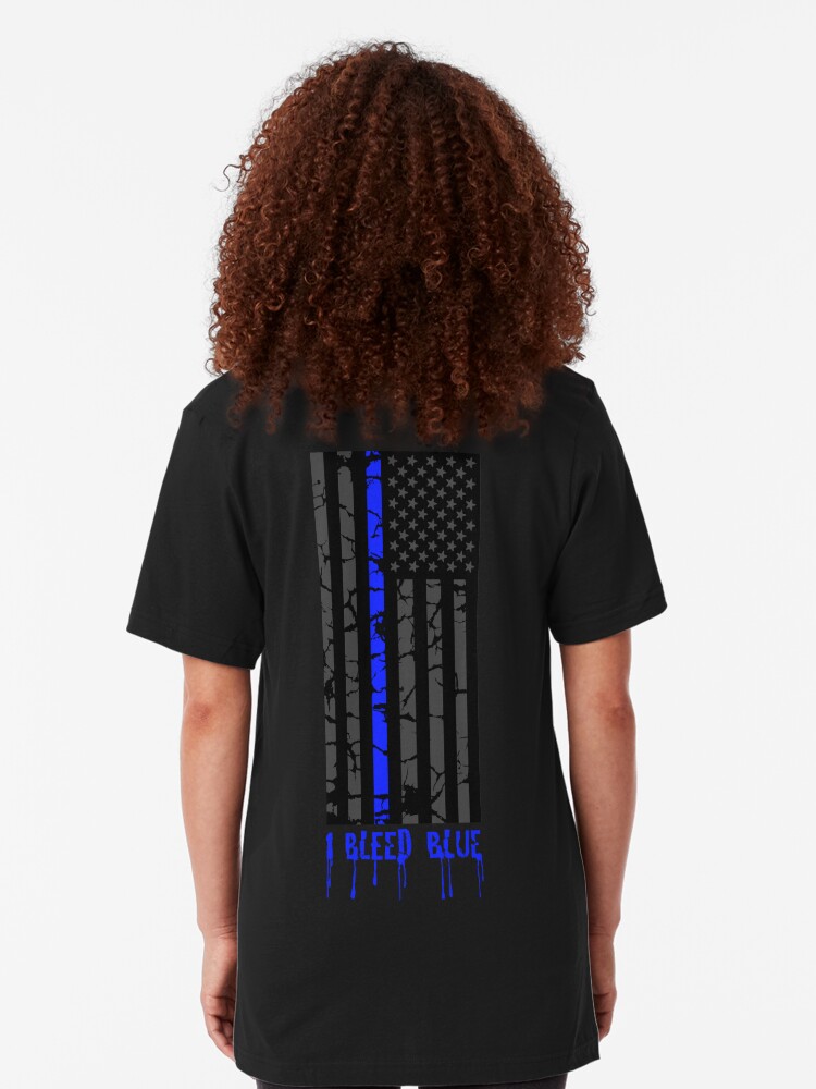 thin blue line shirt women's