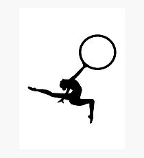 Gymnastics floor exercise Photographic Print