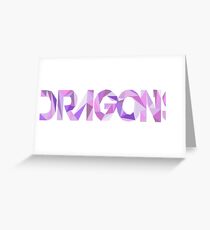 (Imagine) Dragons Greeting Card
