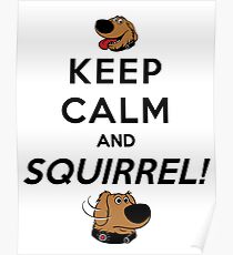Keep Calm and SQUIRREL Poster