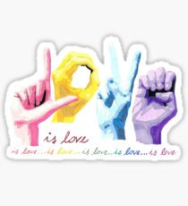 Love is love Sticker