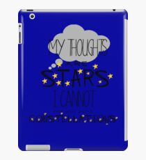 My Thoughts Are Stars I Cannot Fathom Into Constellations iPad Case/Skin