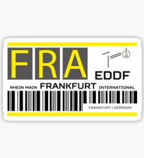 Destination Frankfurt Airport Sticker