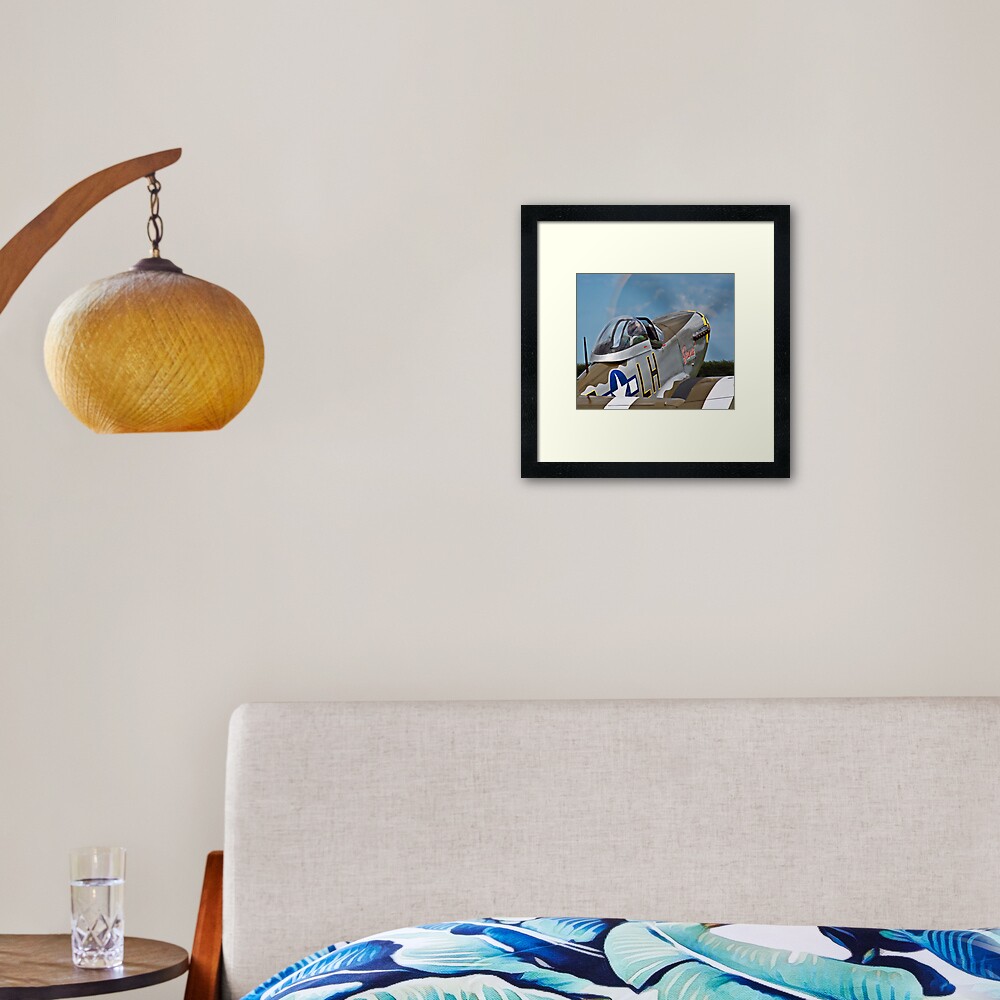 P-51D Mustang 'Janie' Framed Art Print