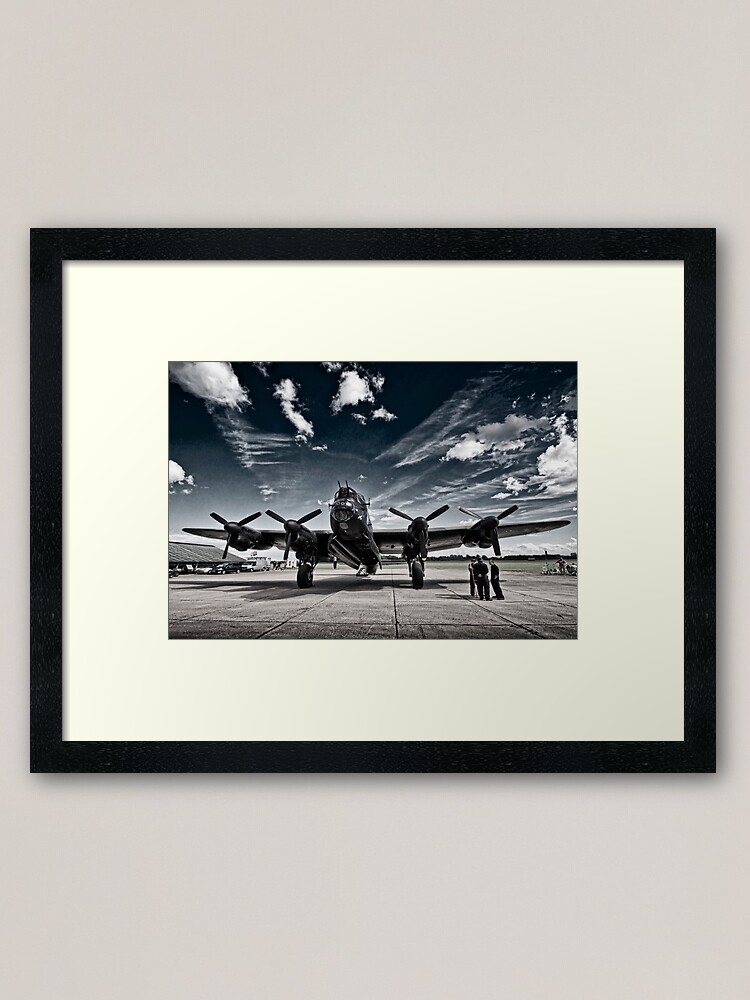 Alternate view of 'Just Jane' Lancaster Bomber Framed Art Print