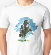 Zelda Breath of the Wild Link on Epona Unisex T-Shirt