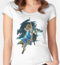 Zelda Breath of the Wild Archer Link Women's Fitted Scoop T-Shirt