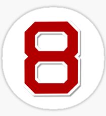 #8 Retired Sticker