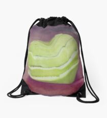 Apple Skins & Love Hearts Drawstring Bag