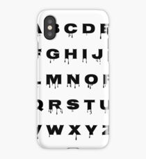 Alphabet - Spooky iPhone Case/Skin