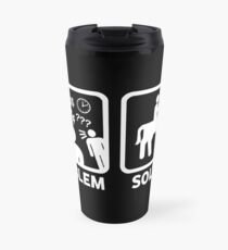 Lustiges Reitsport-Problem gelöst Thermobecher