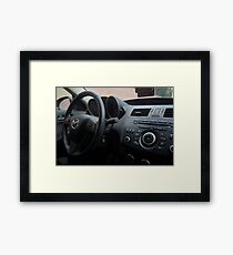 Mazdaspeed 3 Steering Wheel Framed Print