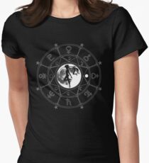Occult Moon Women's Fitted T-Shirt