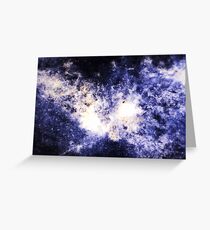 When Galaxies Collide (Sodalite) Greeting Card