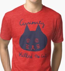Ichimatsu Curiosity Killed the Cat shirt Tri-blend T-Shirt
