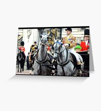One's Horse Is Stealing One's Thunder Greeting Card